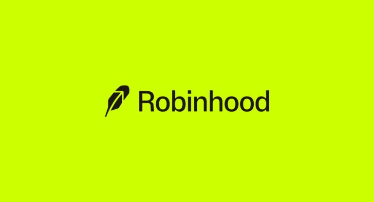 The Robinhood logo on the company official announcement of its DIFC regional headquarters