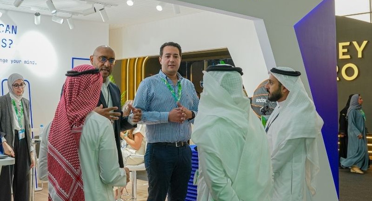 Raya Nexus team engaging with visitors at Money20/20 Middle East Riyadh